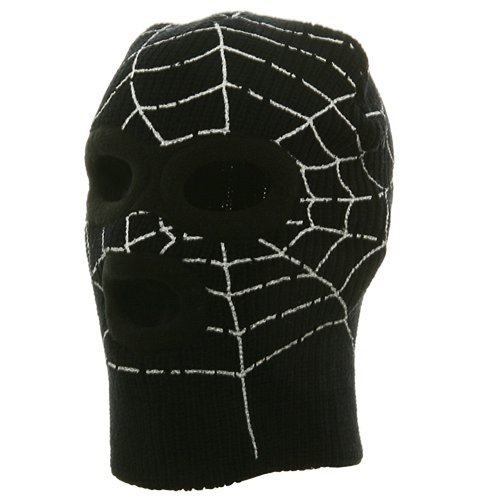  Super Hero Spiderman Ski Mask-Black W20S13D