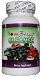 Multi Berry Cleanse Antioxidant Colon Cleansing Formula with Acai, Goji, Maqui and Resveratrol for colon cleanse