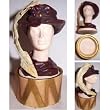 Just the Right Shoe / Style Feather Flair Hat Bust Box