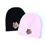 Urban Boundaries - Cincinnati Bengals "His & Hers" Beanie 2-Pack (Embroidered, One Pink, One Black)