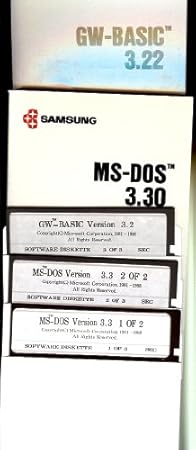 Samsung MS DOS Version 3.3 and GW BASIC 3.22