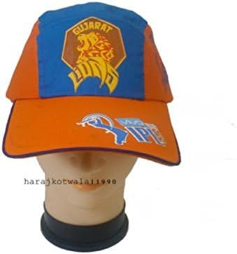 IPL Gujarat Lions Cap And Face Mask For Man Women Cool Support Cap &amp; Face Mask