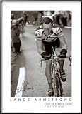Lance Armstrong, 2000 Tour de France Champion Framed Framed Art Poster Print by Graham Watson, 20x28