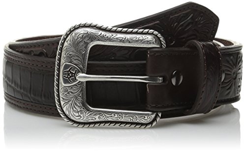 Ariat Men's Top Caiman, Black Cherry, 46