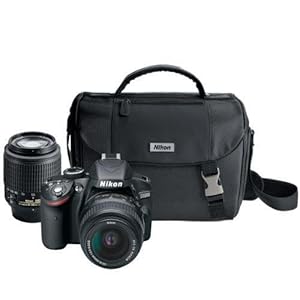 Nikon D3200 24.2 MP CMOS Digital SLR Camera with 18-55mm and 55-200mm Non-VR DX Zoom Lenses Bundle