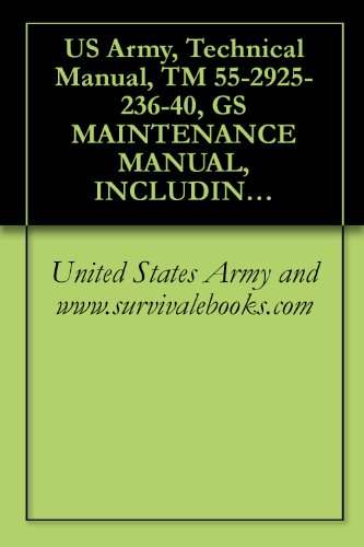 US Army, Technical Manual, TM 55-2925-236-40, GS MAINTENANCE MANUAL, INCLUDING REPAIR PARTS AND SPECIAL TOOL LISTS: STARTER GENERATOR, PART NO. 30E20-61-A, (BENDIX), Book Image