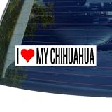 I Love Heart My CHIHUAHUA - Dog Breed - Window Bumper Sticker