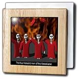 Review 3dRose LLC  / Four Harvard Men Of The Apocalypse - 6 Inch Tile Napkin Holder