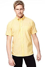 Blue Harbour Pure Cotton Striped Shirt