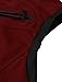 uxcell Men's Sleeveless Slim Fit Hoodie Vest Zipper Drawstring Gilet Jacket with Pockets 34 Burgundy