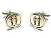 Gay Marriage Rainbow Pride Cufflinks