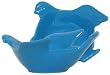 Stoneware Pottery Marine Blue Dove Bowl 7"D 3"H Set of 2