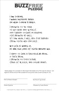 BuzzFree Pledge Pad
