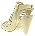 Top Moda Shoes PEN 3, Women Open Toe Strappy High Heel- Nubuck