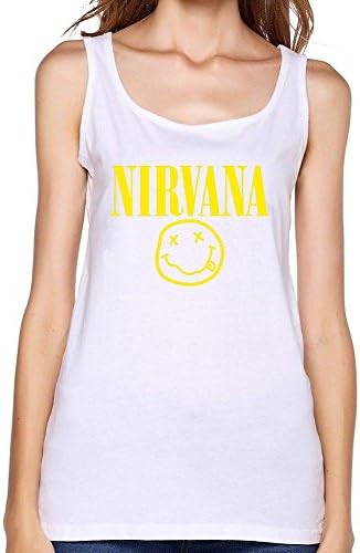 HOIGYF Nirvana Smiley Face Women's Vest Tank Top