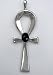 A Beautiful Sterling Silver Ankh with a Genuine Black Onyx