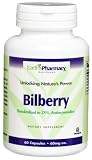 Earth's Pharmacy Bilberry Extact, 60-Count Capsules