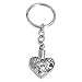 Valyria Memorial Pet/Dog Paw Keychain Always in My Heart Pet Urn Keepsake Charm Ashes Keyring