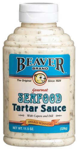 Beaver Brand Tartar Sauce, 11.5-Ounce Squeezable Bottles (Pack of 6) by Beaver