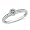 10k White Gold 1/7 CT TGW Green Sapphire 1/10 CT TDW Diamond Fashion Ring (G-H, I2-I3)