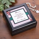 Personalized Black Jewelry Box - A True Friend Design