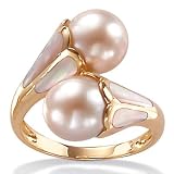 Pink Freshwater Pearl 14k Ring