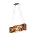 Varaluz 178N05B na Big Big 5 Light Waive Linear Pendant made from reclaimed Chocolate...