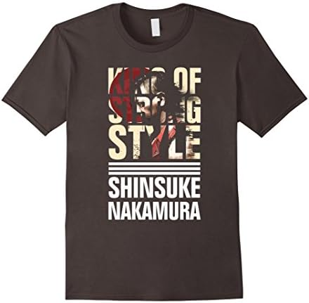 Men's Shinsuke Nakamura - King of Strong Style Tshirt Large Asphalt