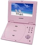  : Hyundai HD-719 baby pink 7 inch multiregion portable DVD with DivX support