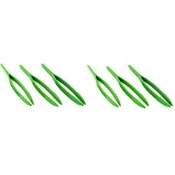 6 Tweezers Plastic Stringing Beading Watch Repair Tools