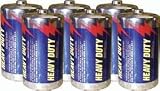 Battery - Pack - D Heavy Duty (6 pack) - Sports by Olympia Sports