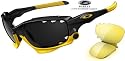 Oakley® Sunglasses Model 'LIVESTRONG - Jawbone' Polished Black Frame with Black Iridium® lenses and additional pair of Yellow lenses (both Vented) - Brand New