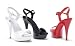 Ellie Shoes 509-JULIET, 5 Inch Heel Sandal With Ankle Strap