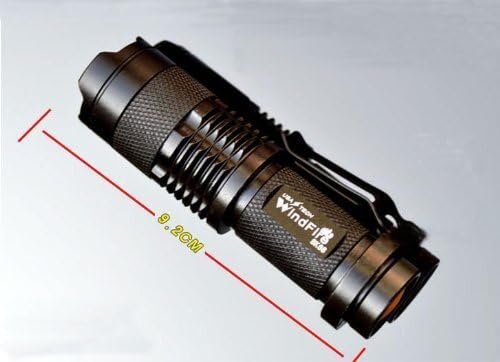 Mini CREE Led Flashlight Torch Adjustable Zoom Light Lamp