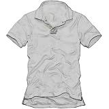 Herren Kurzarm POLOSHIRT, ASH - 