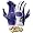 Purple/White : Sold In Pairs
