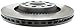 ACDelco Gold 18A2344 Black Hat Front Disc Brake Rotor