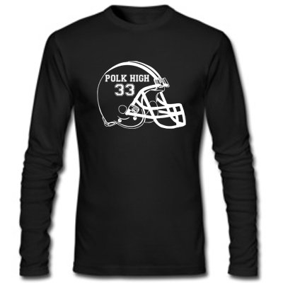 POLK HIGH HELM -Herren Langarm Longsleeve T-Shirt 