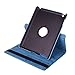 HDE Rotating iPad Case Magnetic Folding Leather Cover Folio Flip Stand for Apple iPad 2 iPad 3 iPad 4 (Sky Blue)
