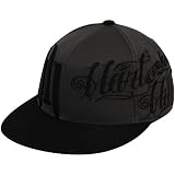 Hart and Huntington Side Script Charcoal-Black 210 Fitted Hat