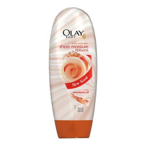 Olay Body Wash plus Sheer Moisture Ribbons, 18.0-fluid ounces Bottles (Pack of 3)