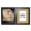 Chevy Logo Shadow Box Clock w/ Frame