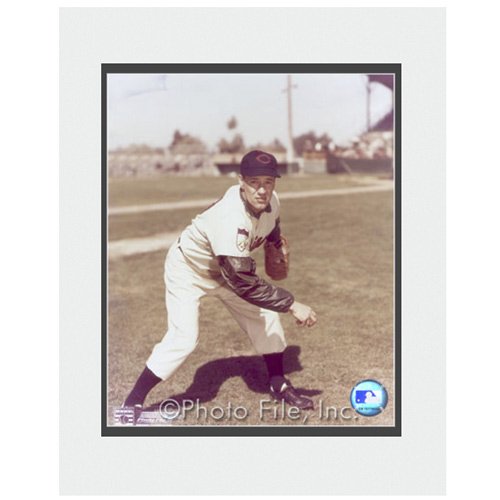 Photo File Cleveland Indians Bob Feller Matted Photo