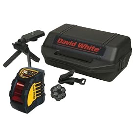 David White 48-M2XLT Int. Ext Laser Cross Line Level with Pulsing Beam by David White