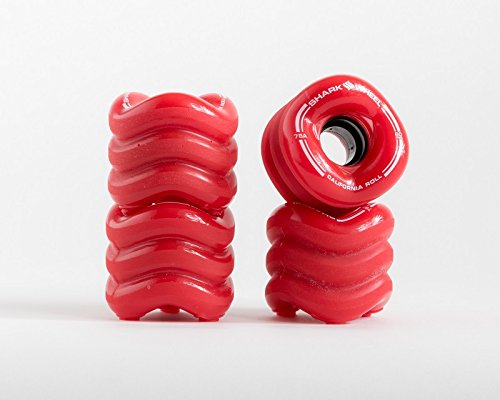 Shark Wheel California Rolls Skateboard Wheels 60mm, 78a