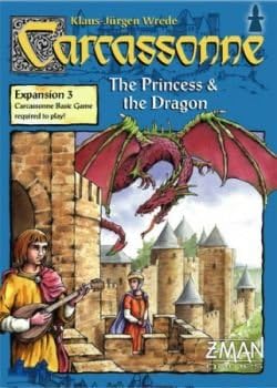 The Princess And The Dragon Carcassone Expansion [Toy]