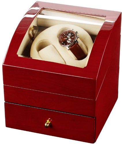 Auer Accessories Ares 721C Watch Winder For 2 Watches Cherry