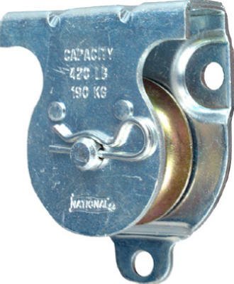 National #N233-247 1-1/2 Zinc Single Pulley