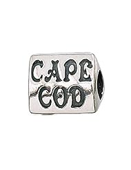 Zable (tm) Sterling Silver Cape Cod Pandora Compatible Bead / Charm
