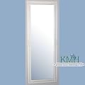 Wandspiegel - weiss - Antik-Design - (160 x 60 cm) / Spiegel